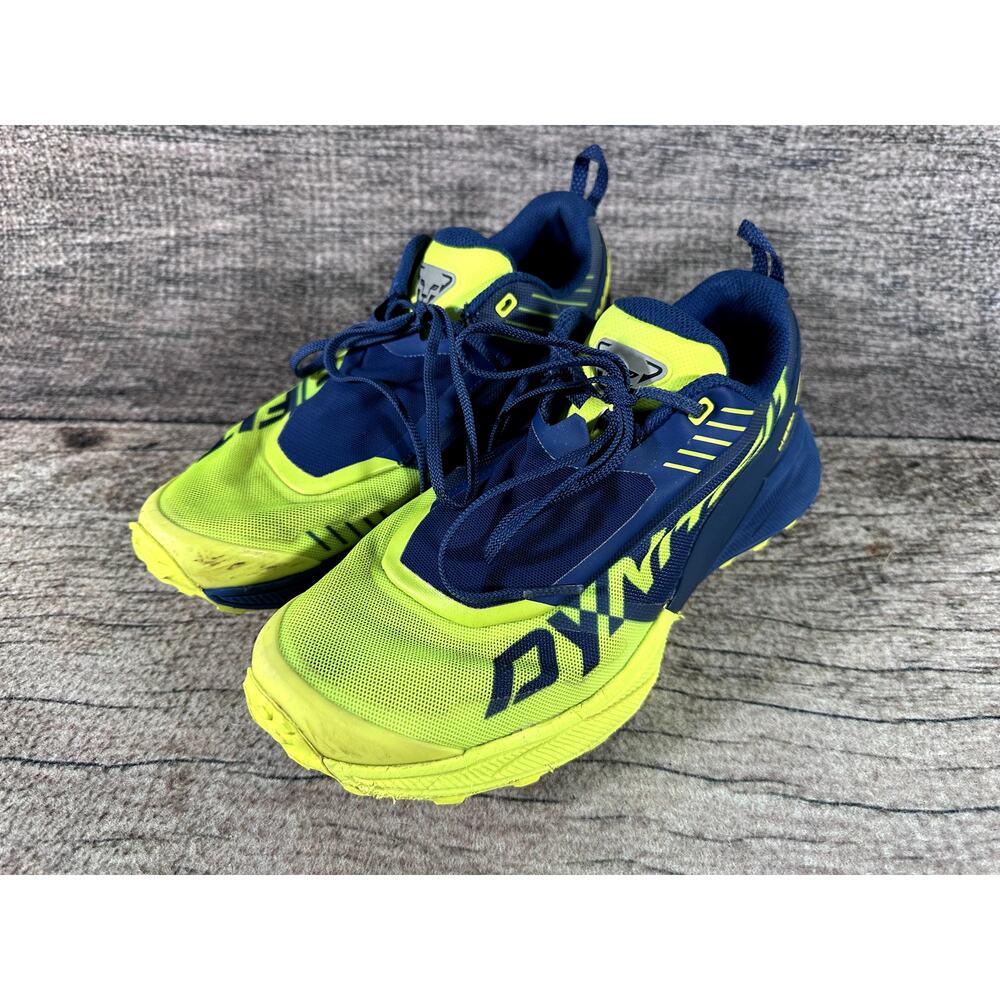 Dynafit Ultra 100 Trail Running Shoes Men’s Size 8.5 Poseidon Fluo Yellow